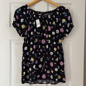 Ann Taylor Floral Blouse - NWT
